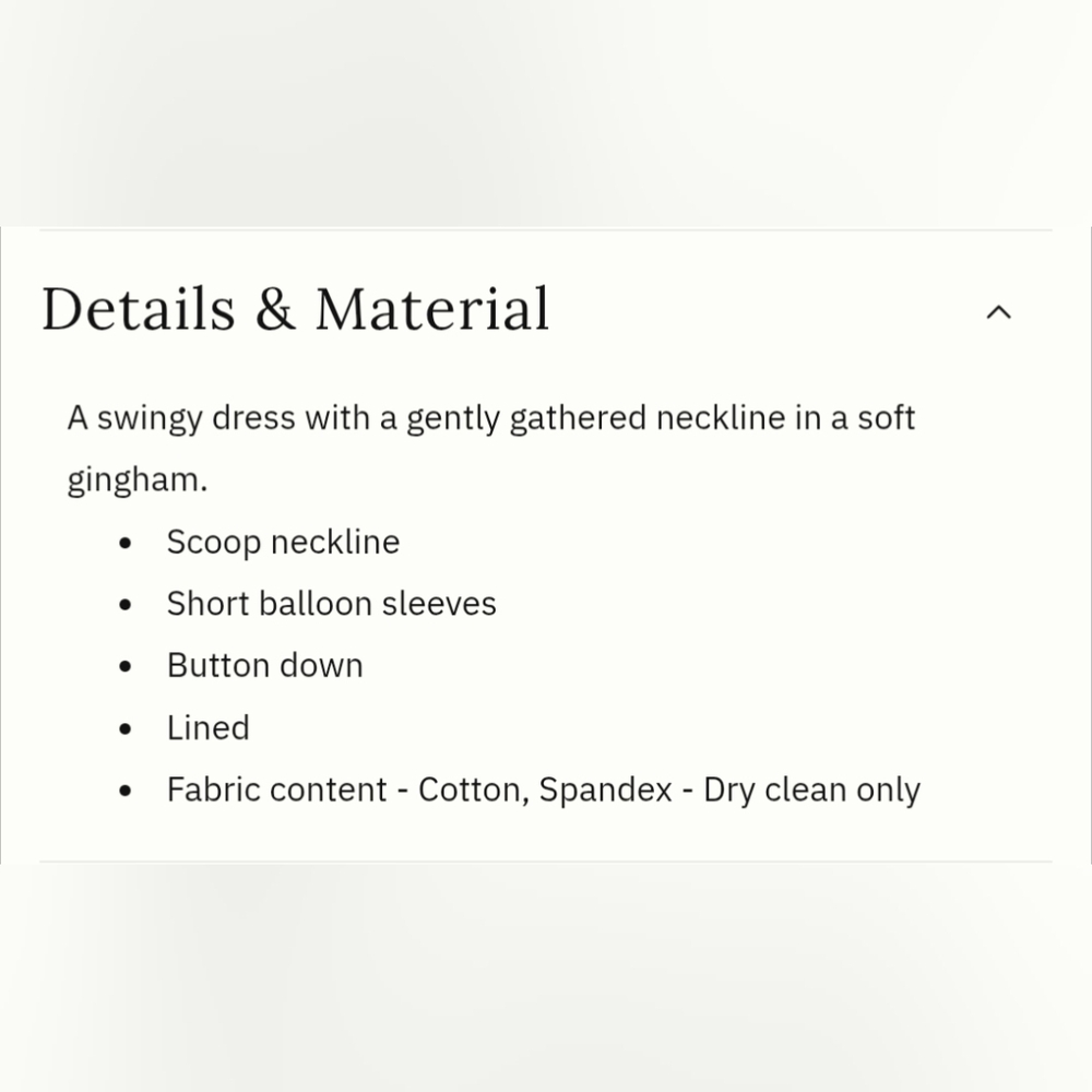 Gingham Knee Length Button Down Fall Dress - Picture 3 of 3